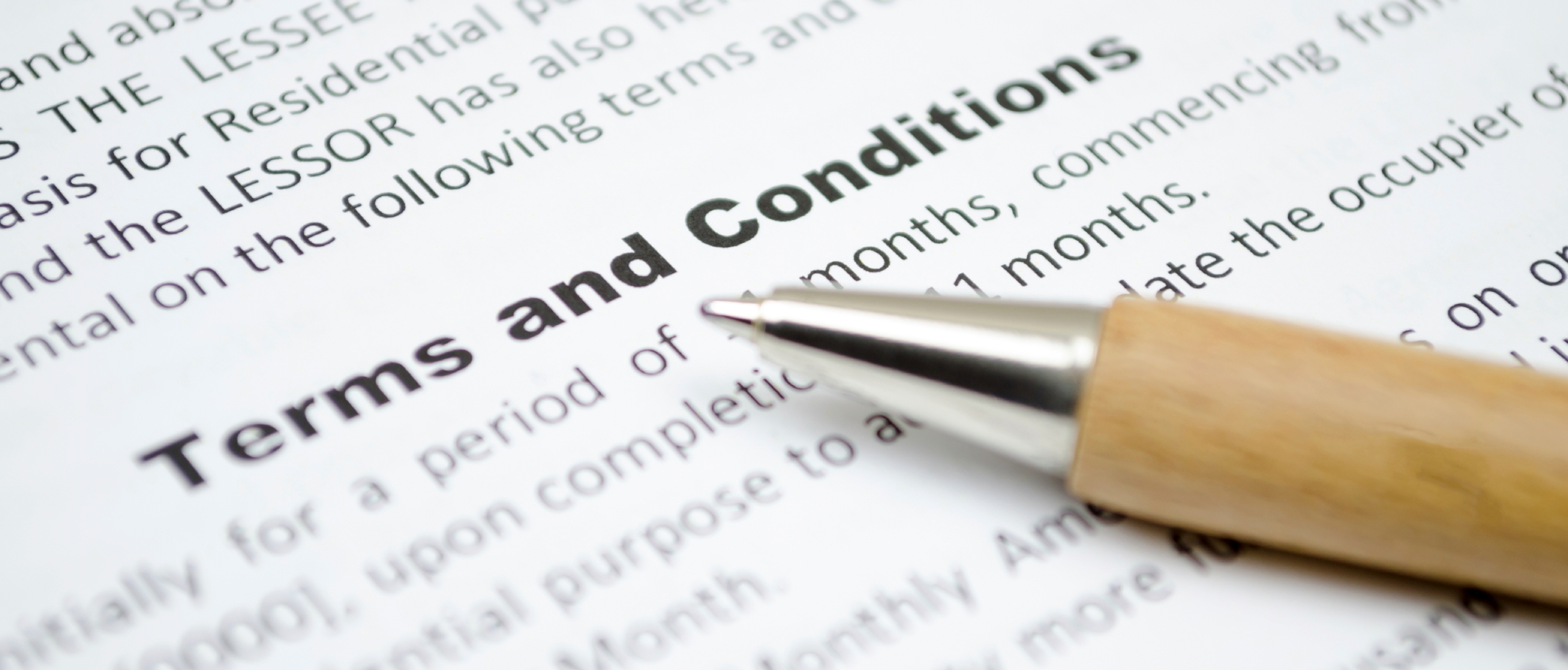 Terms and Conditions